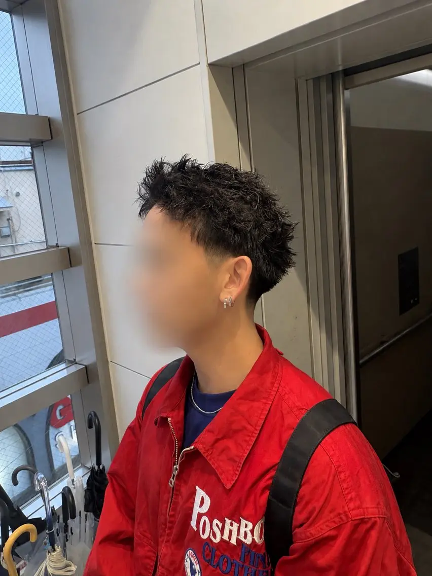 パーマ メンズ カット パーマ トリートメント サッカー美容師/ メンズ/haruのヘアスタイル