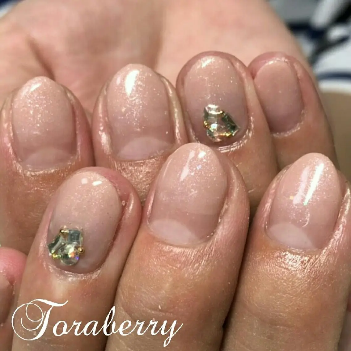 ネイル シンプルネイル ハンドネイル ネイリスト なつみのネイルデザイン
