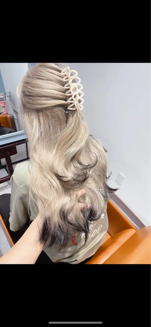 ロング カラー 黒髪 ✨️💎山口 真依💎✨️のヘアスタイル