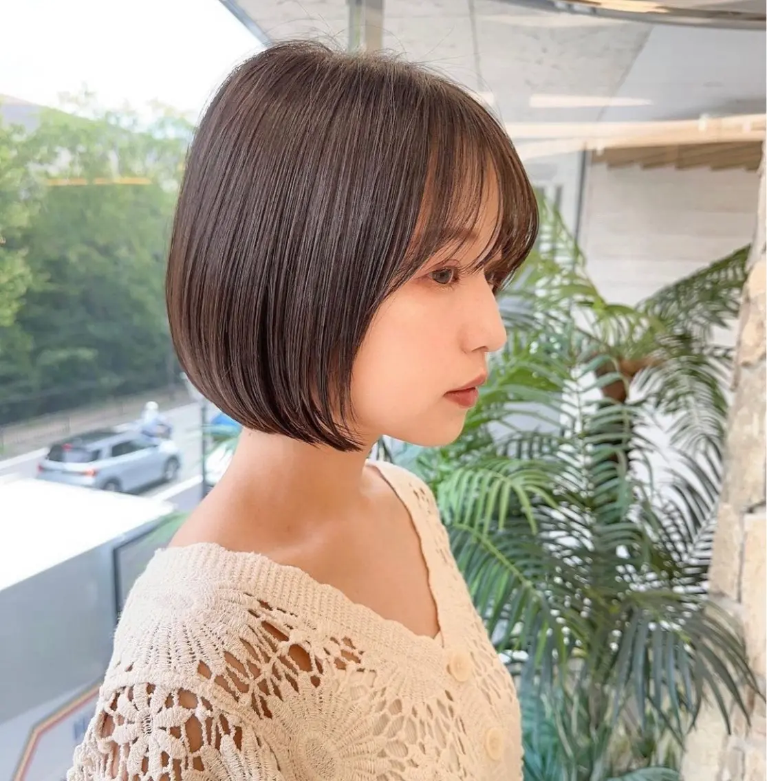 ショート 傷ませにくいブリーチ 浦野優希のヘアスタイル