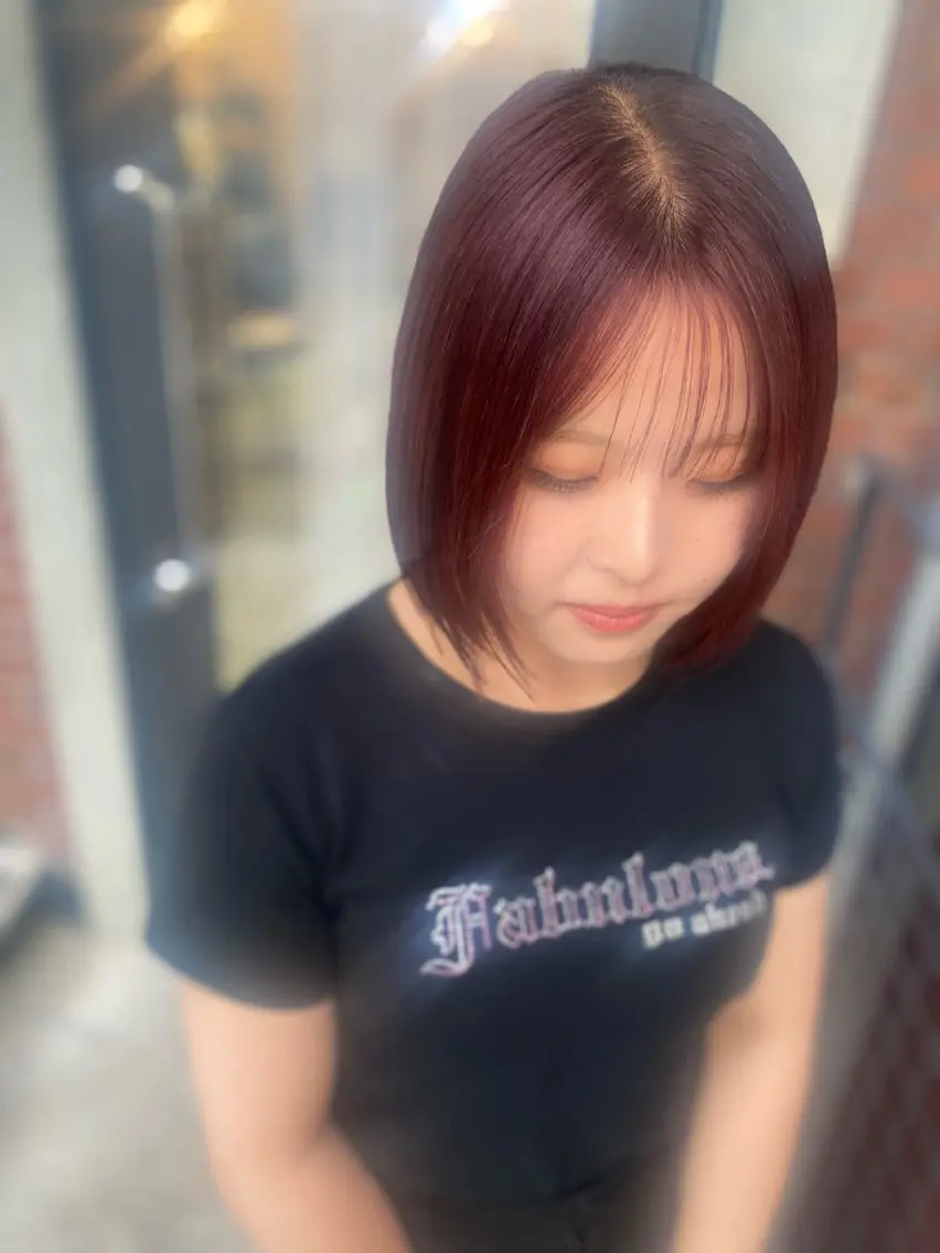 ミディアム カラー 【safric】 NAOのヘアスタイル