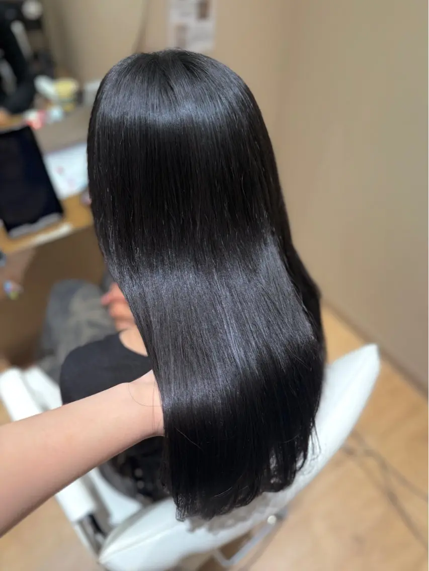 ロング 髪質改善 縮毛矯正 カット 縮毛矯正 トリートメント 岡嶋乃愛/layer cut🌈南船橋のヘアスタイル