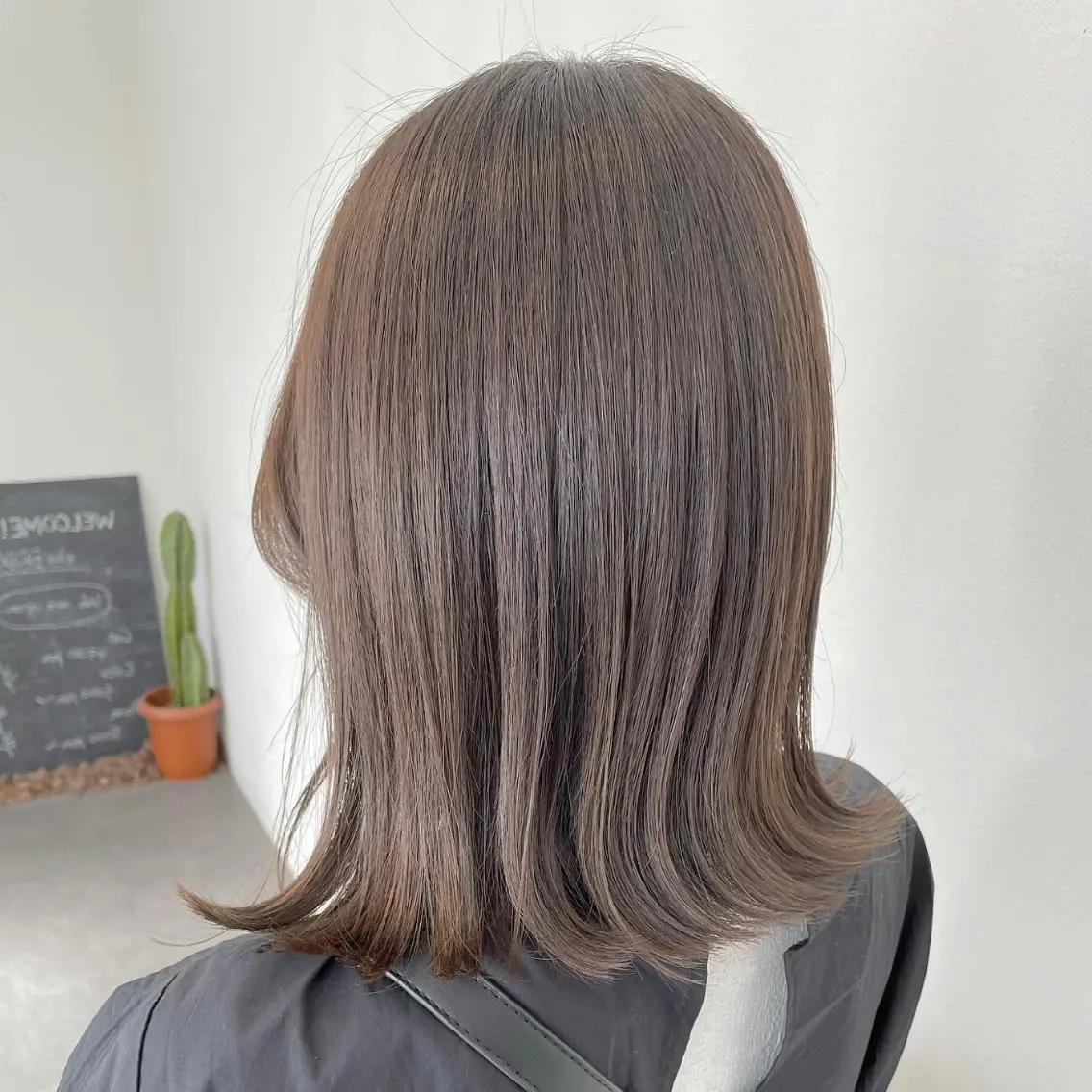 ミディアム カラー GPIP 近藤沙樹のヘアスタイル