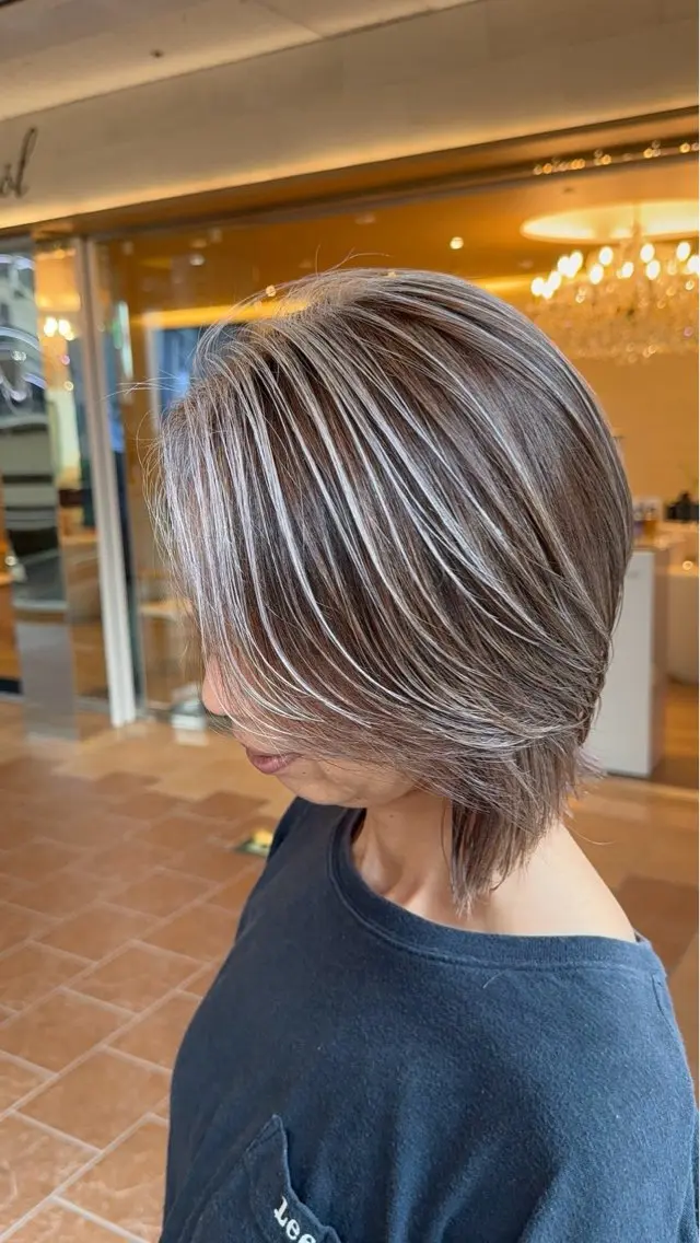 ショート カット 透明感カラー／ 艶髪／たなべだいのヘアスタイル