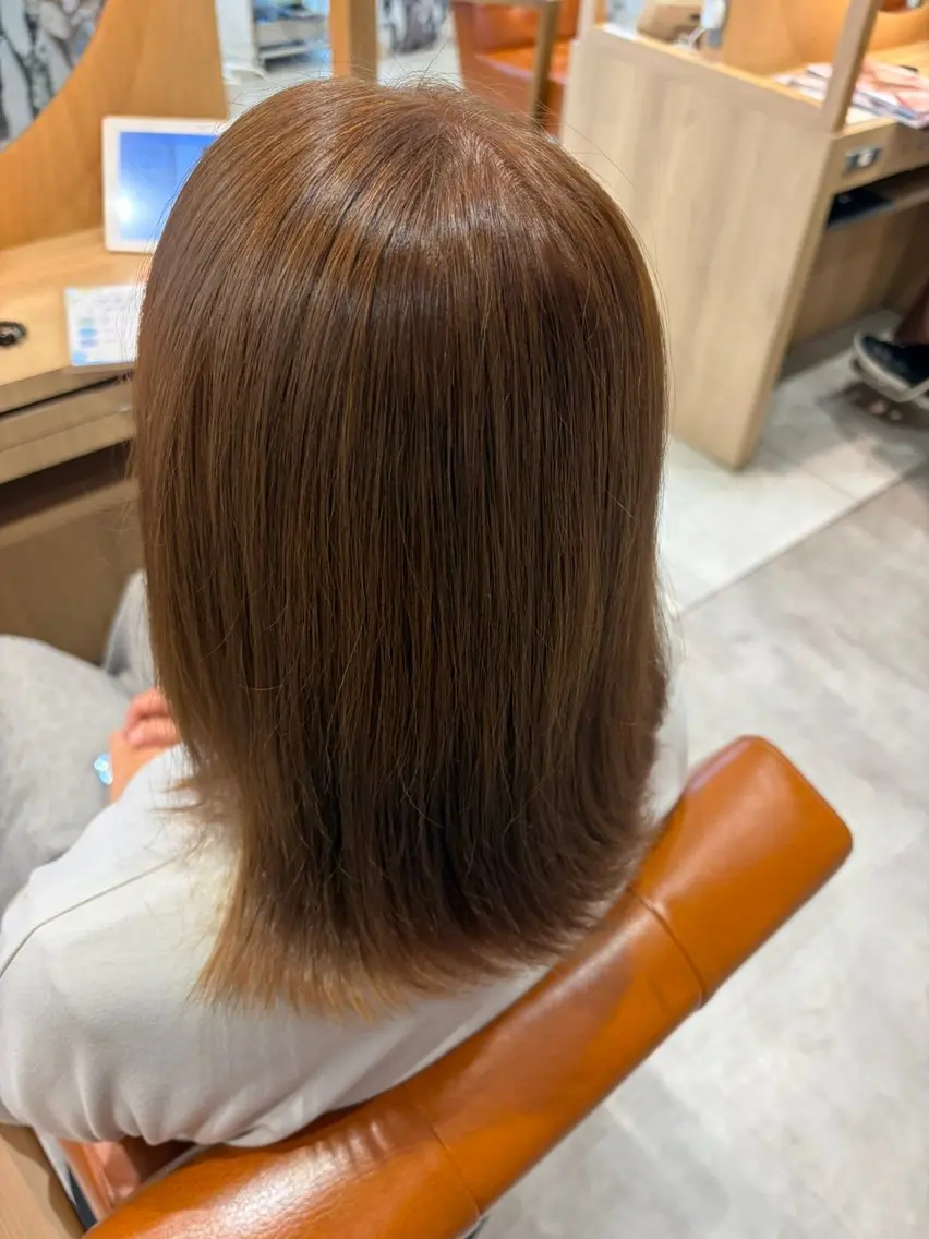 カラー ヘアカラー 永山 萌乃のヘアスタイル