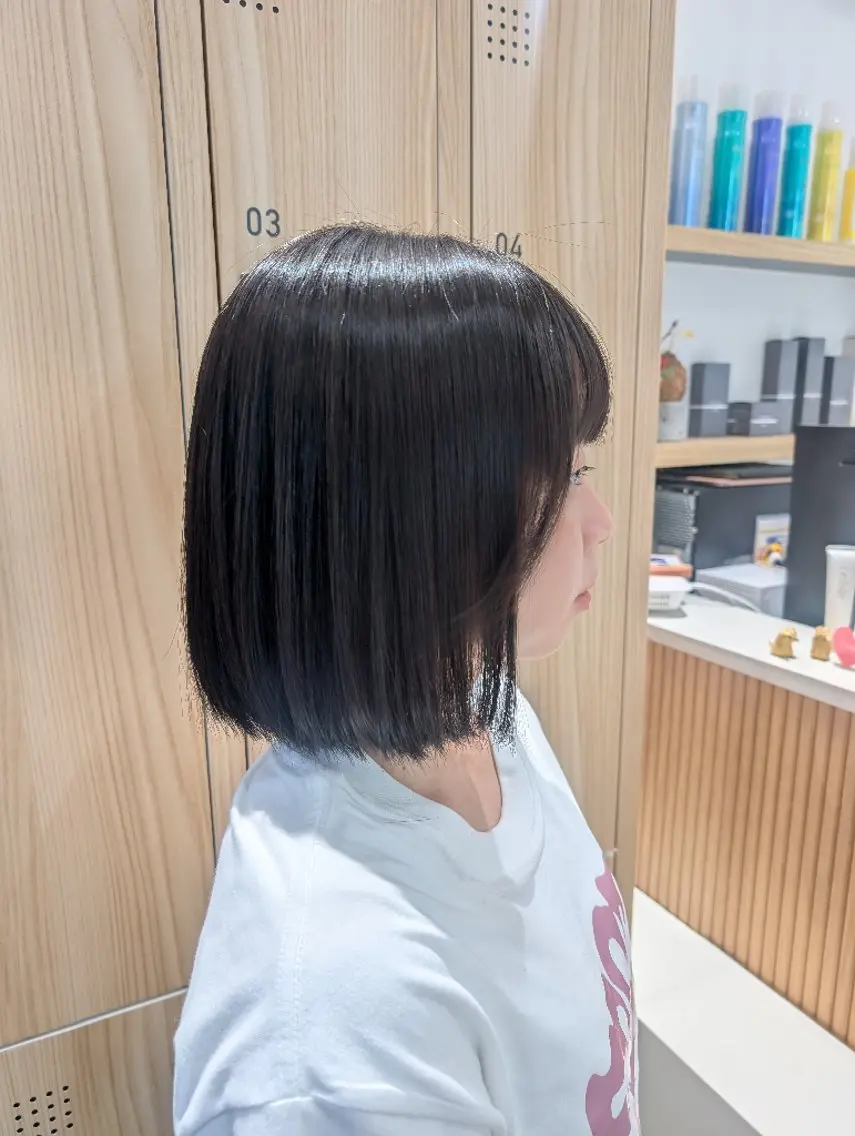 ショート カット 縮毛矯正 田端みおと🐱ダブル カラー/髪質改善💕のヘアスタイル
