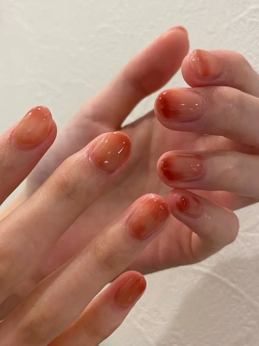 ネイル 氷ネイル・うるうるネイル Ann nailのネイルデザイン