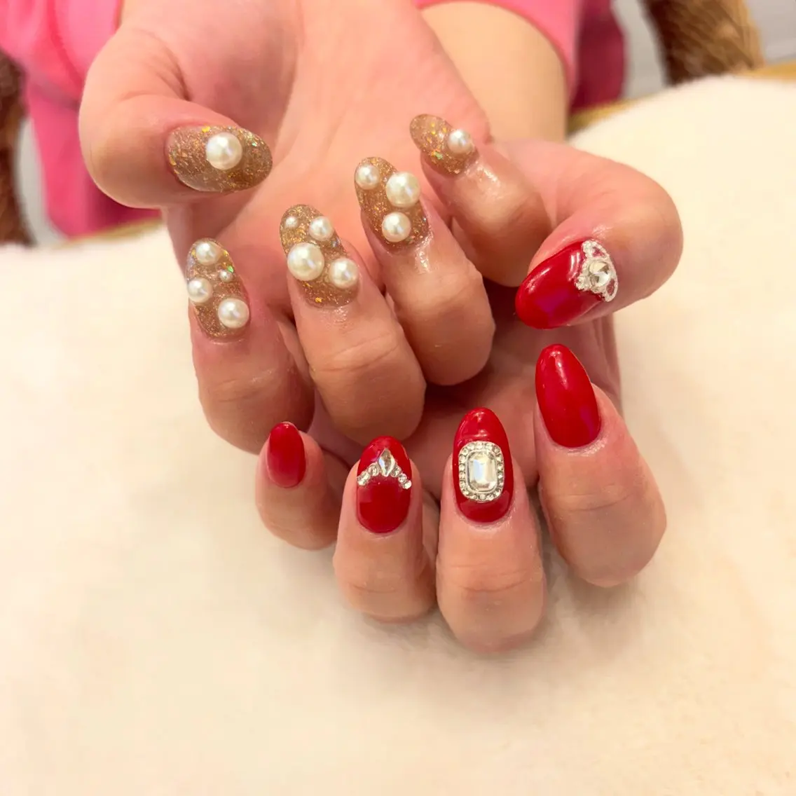 ネイル ハンドネイル Sea  nail by emaのネイルデザイン
