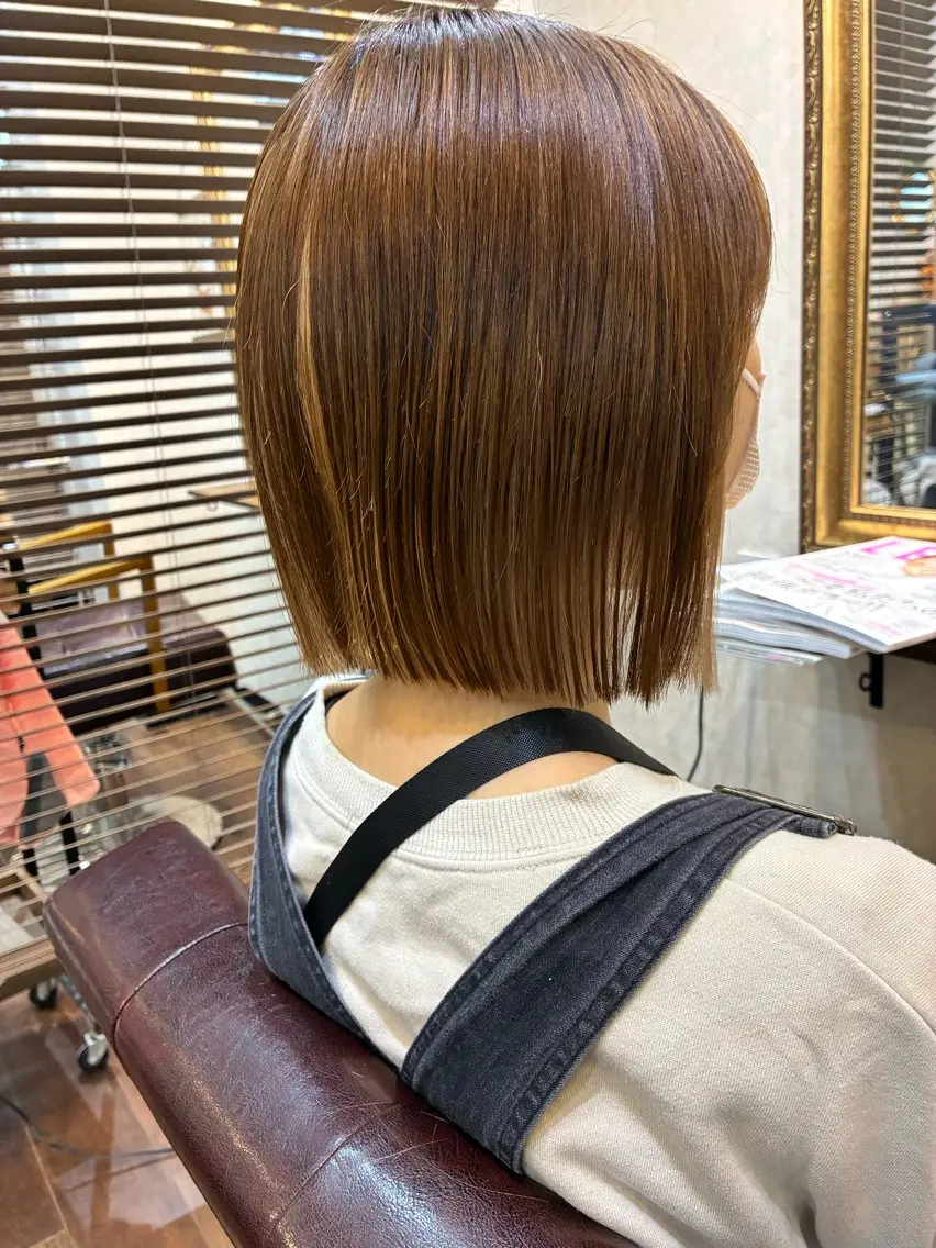ショート ボブ 齊藤 萌香のヘアスタイル