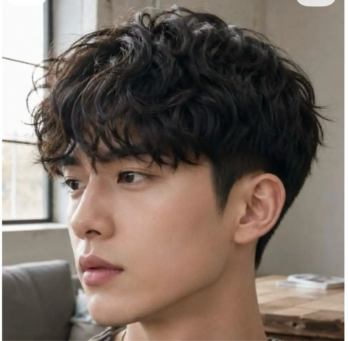 パーマ メンズ blossom 神田一瑳のヘアスタイル