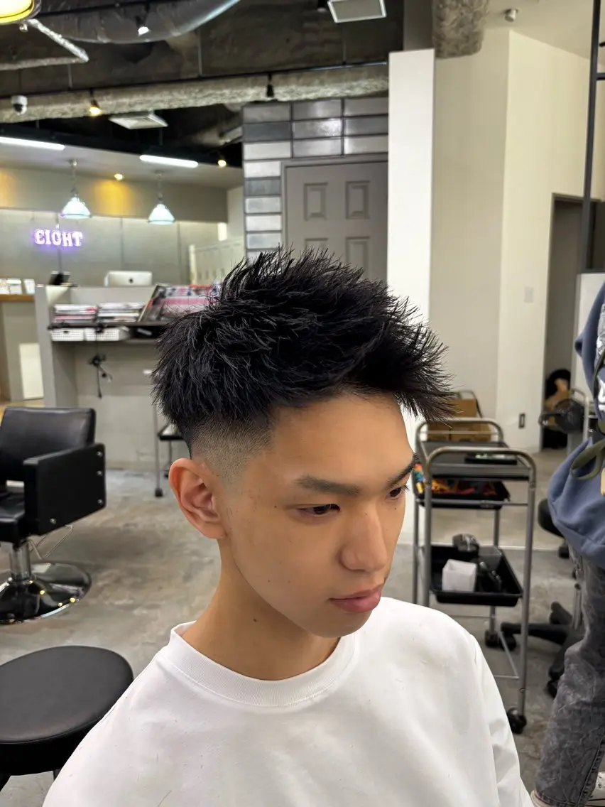 ショート メンズ モヒカン カット mikuto メンズ/パーマのヘアスタイル
