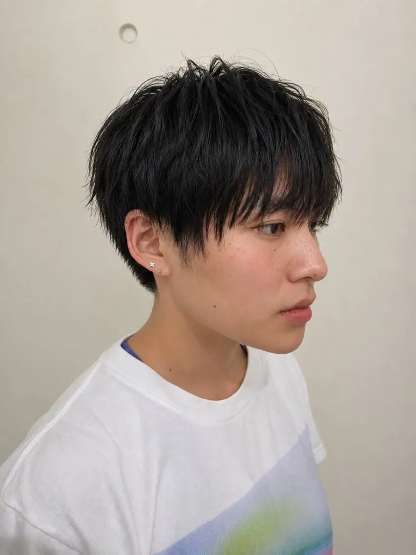 メンズカット+シャンプーブローの写真