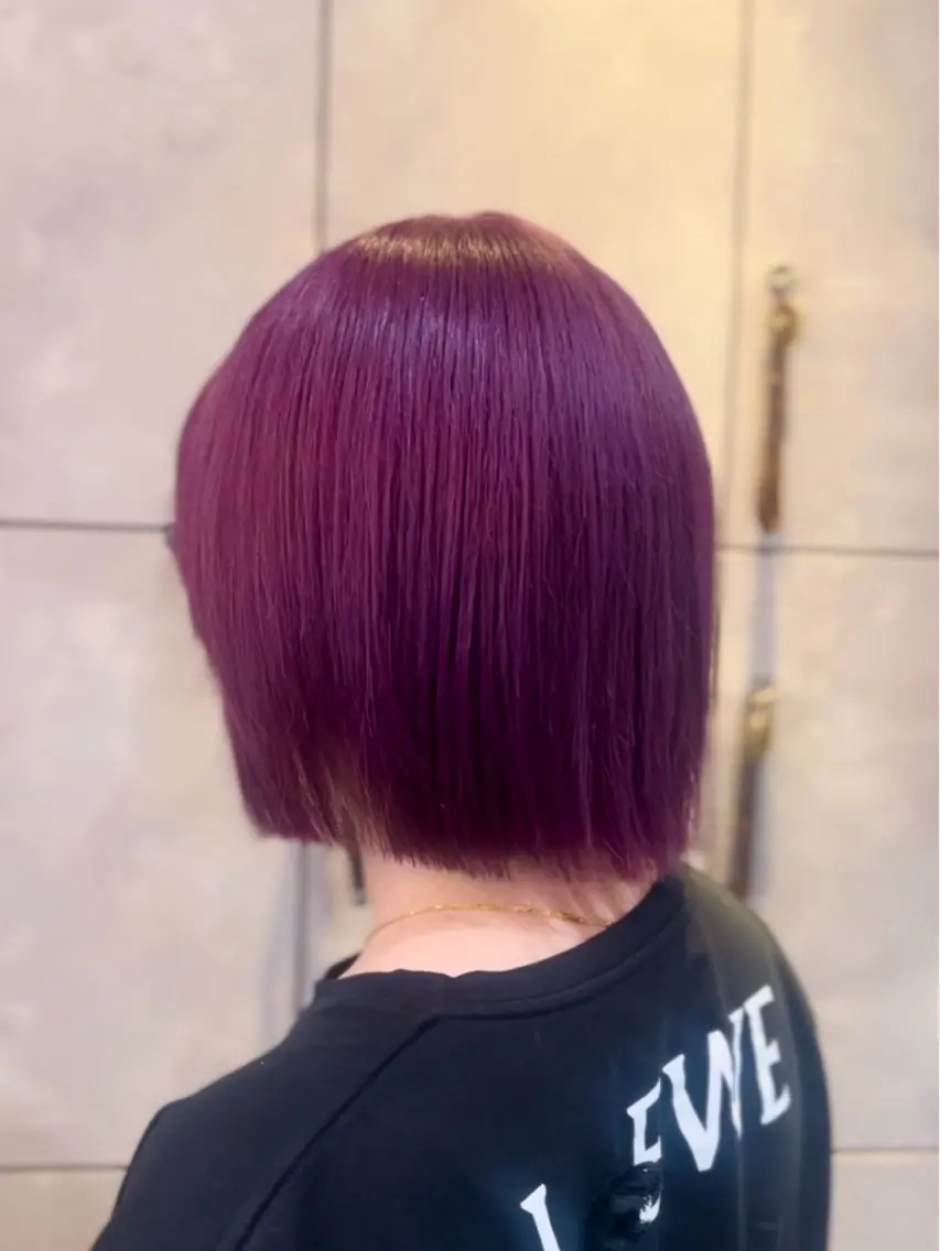 ミディアム カラー 🎀ハイトーン・艶 カラー HANA🎀のヘアスタイル
