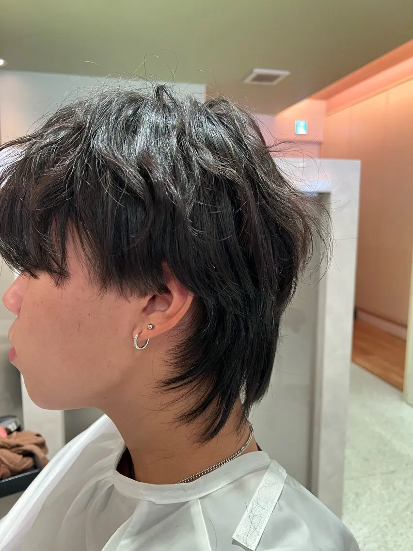 ヘアアレンジ デート ウルフカット カット ヘアセット TRUTH 鎌ヶ谷店 HIGURASHIのヘアスタイル