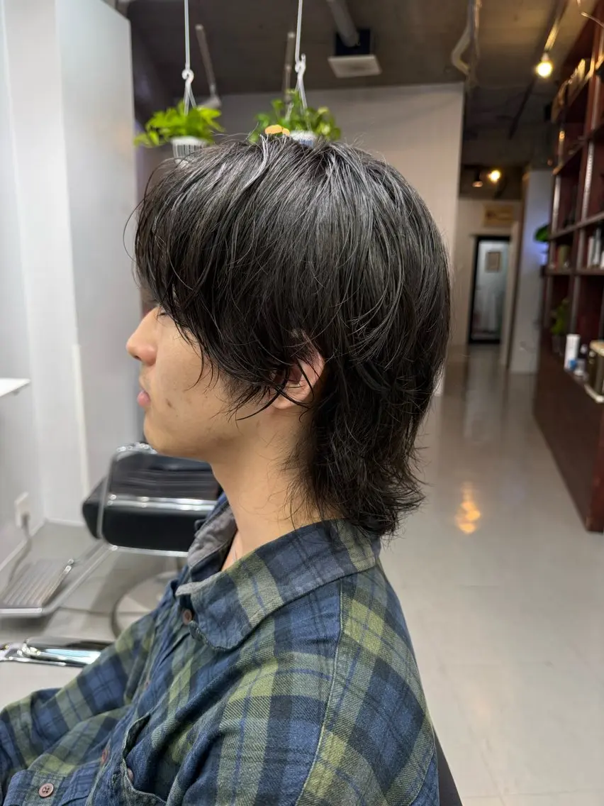 ミディアム パーマ メンズ 【good!】代表 あくつのヘアスタイル