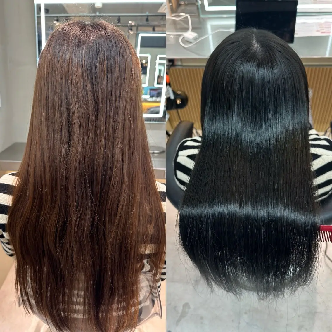 ロング カット ヘアカラー 縮毛矯正 トリートメント ✨髪質改善特化✨副 店長椎葉信乃介のヘアスタイル