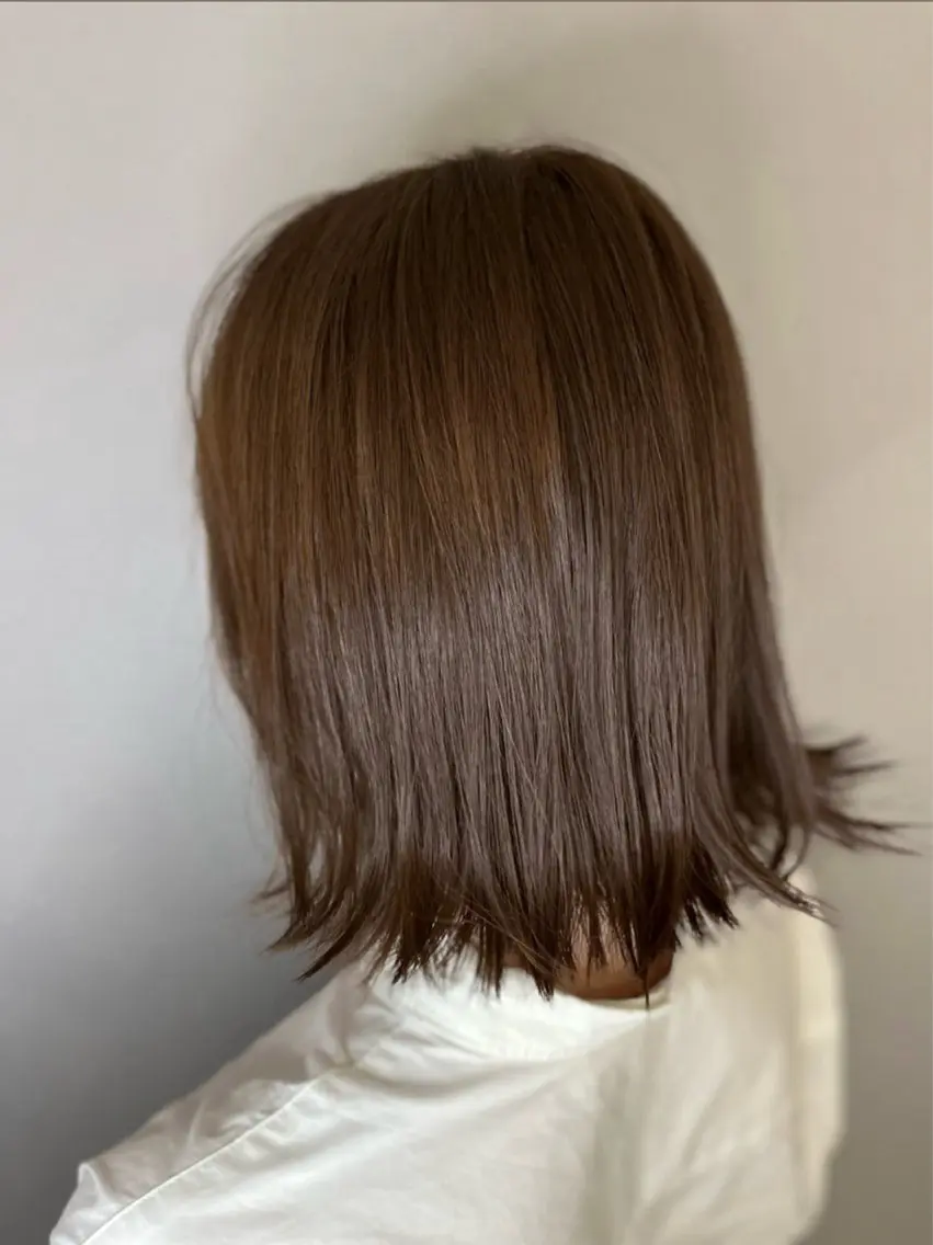 ミディアム カット ヘアカラー Grow by NYNY 田代 紀恵のヘアスタイル