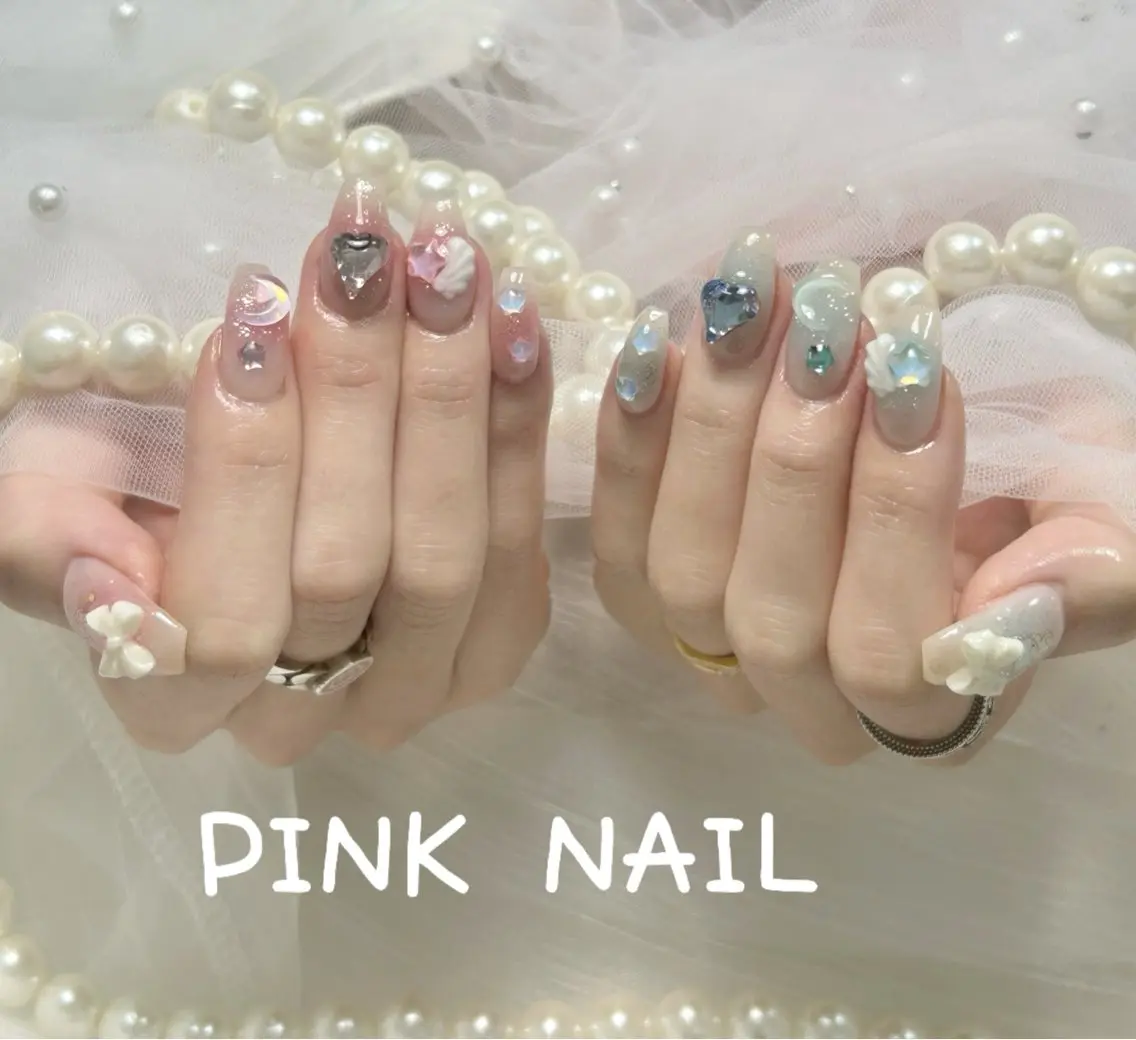 ネイル ハンドネイル pink nailのその他イメージ
