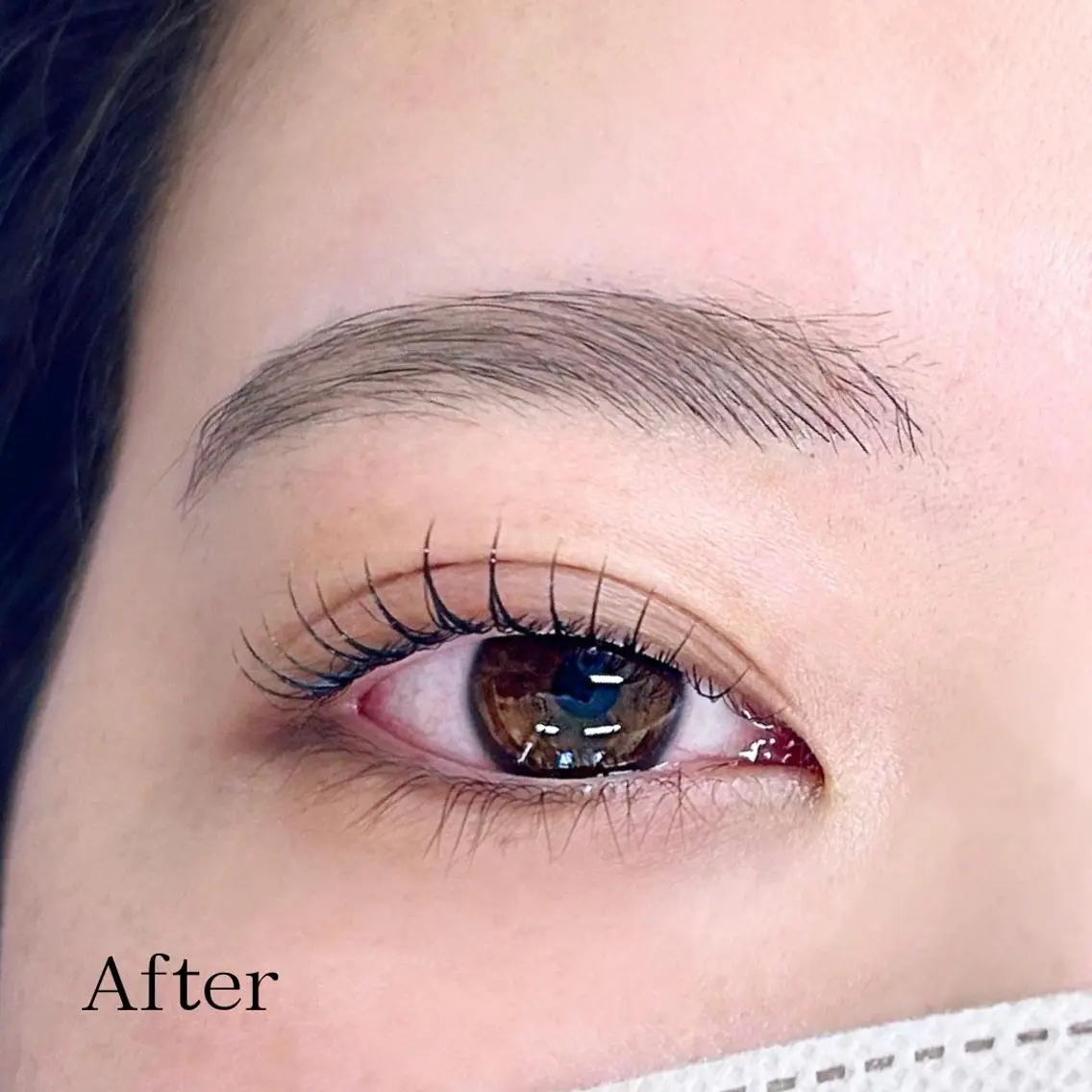 《mina式》骨格似合わせ眉WAX＆眉パーマ＆まつ毛パーマ（上下）の写真