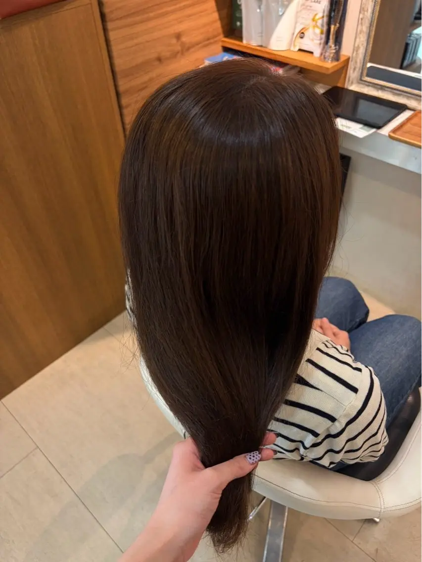 ロング ヘアカラー hair bonitaのヘアスタイル
