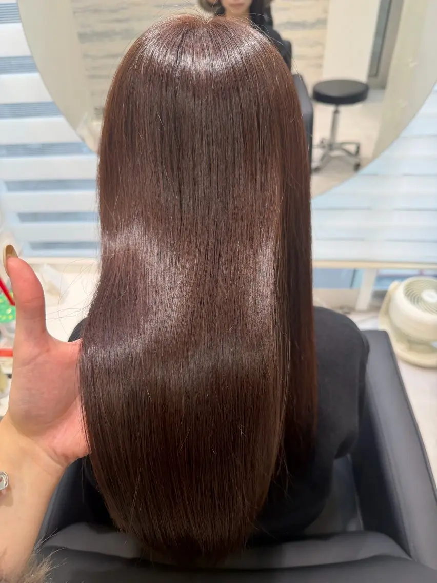 ロング カラー カット ヘアカラー トリートメント IENA髪質改善 honokaのヘアスタイル