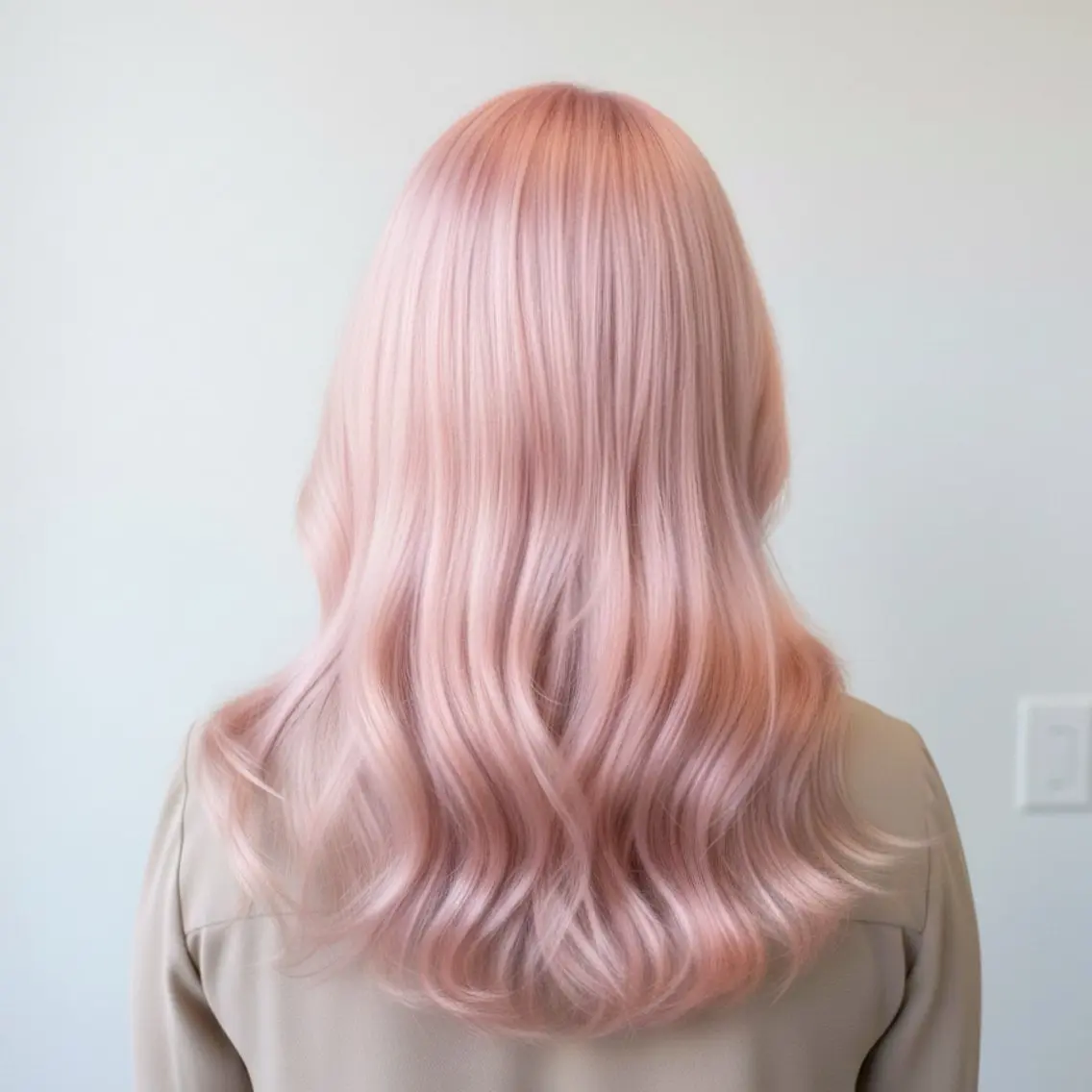 カラー ブリーチ 今岸 寛子のヘアスタイル