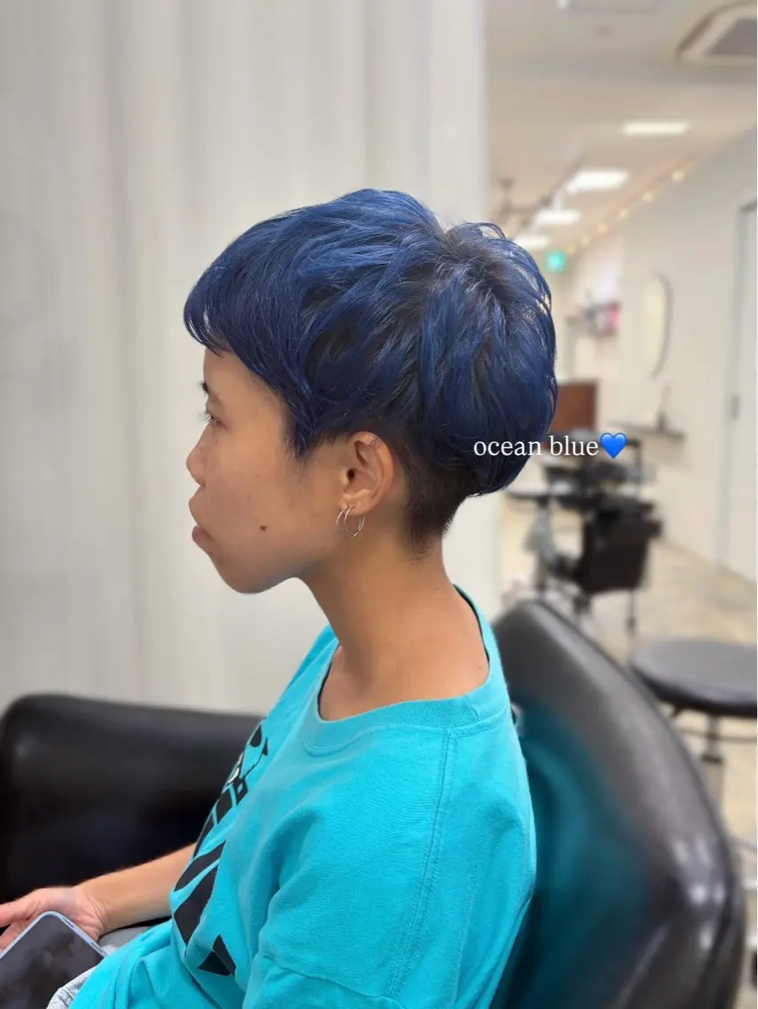 ショート カラー ブリーチ ヘアカラー トリートメント 髪質改善/西梅田 ANs. Marieのヘアスタイル
