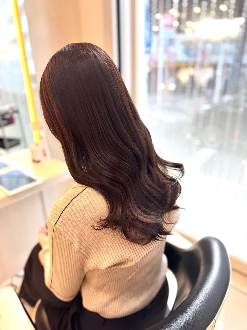 カラー ヘアアレンジ たかはし ここあのヘアスタイル