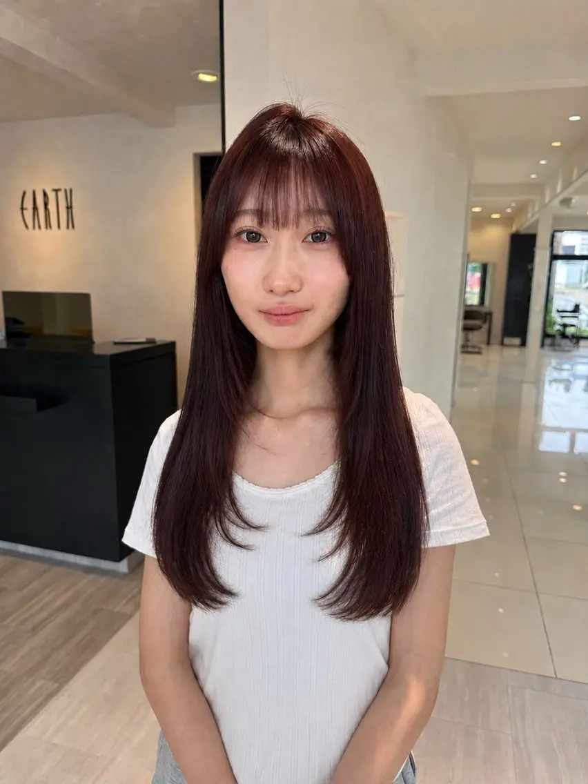 ロング カラー ヘアカラー 🍯透明感カラー MANA🍯のヘアスタイル