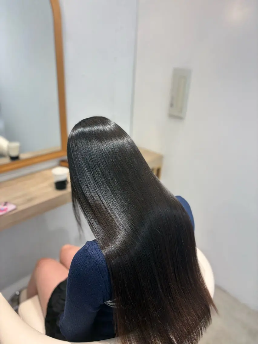 ロング 縮毛矯正 ﾊﾙﾅ🌸 髪質改善のヘアスタイル