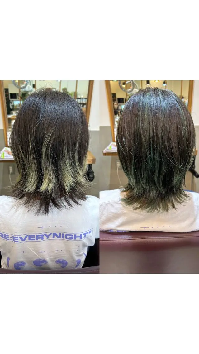 ショート カラー 若狭 彩花のヘアスタイル