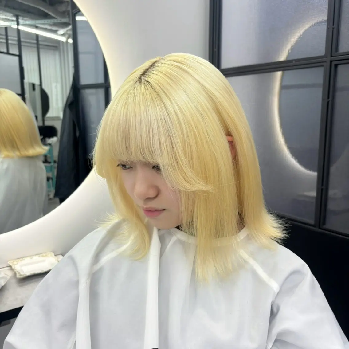 ミディアム カラー ヘアカラー Ren. 🦋デザインカラーのヘアスタイル