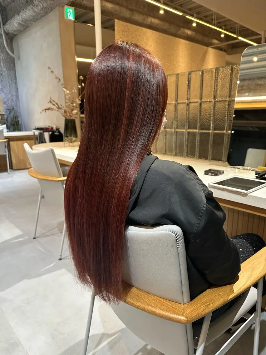 ロング トリートメント 和田 あおいのヘアスタイル