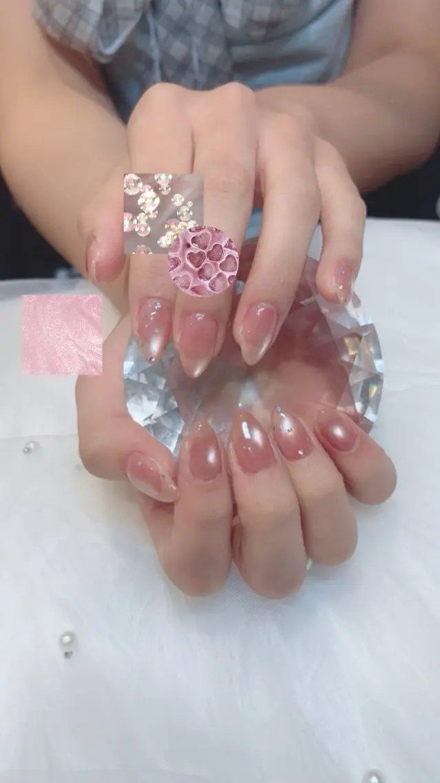 ネイル アートネイル マグネットネイル ハンドネイル hana 🎀💫のネイルデザイン