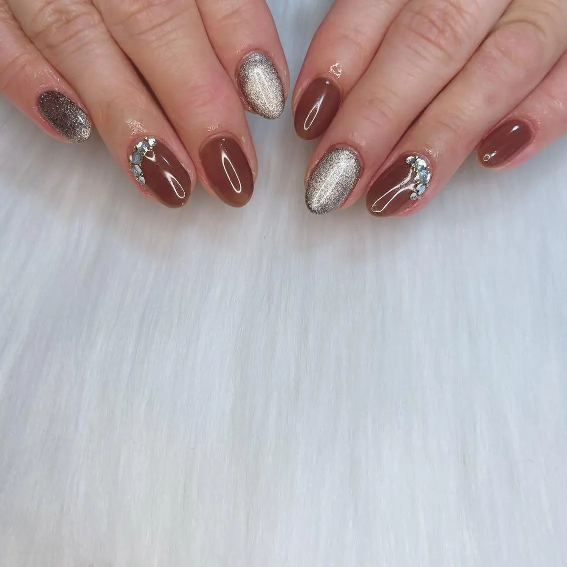 ネイル マグネットネイル ハンドネイル Kayo 💅のネイルデザイン