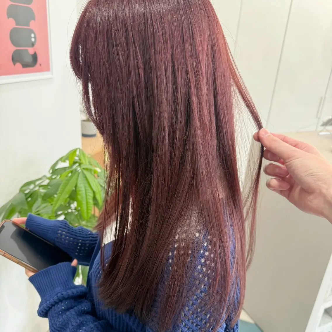 ロング カラー ブラウンカラー ピンクカラー ピンクブラウン レイヤーカット/ボブ /春日井🍏鵜飼元喜のヘアスタイル
