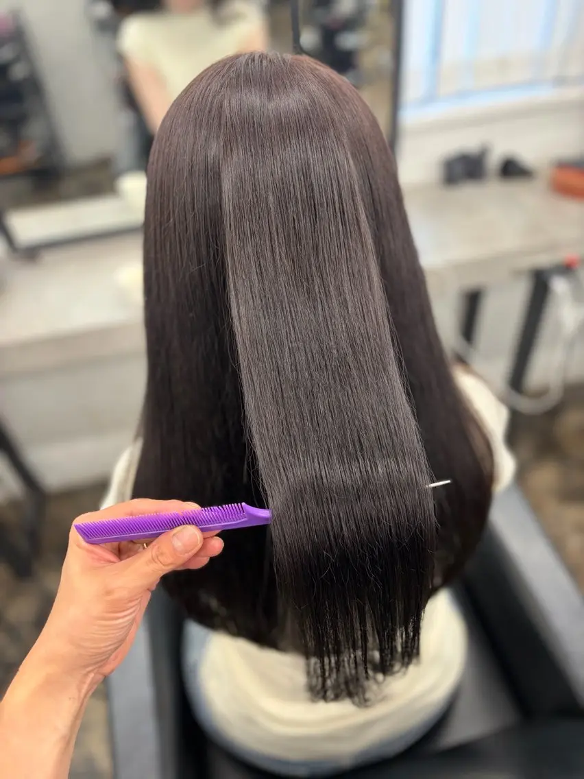 ロング 髪質改善 トリートメント 新宿💜ブリーチ 🩷HIKARUのヘアスタイル