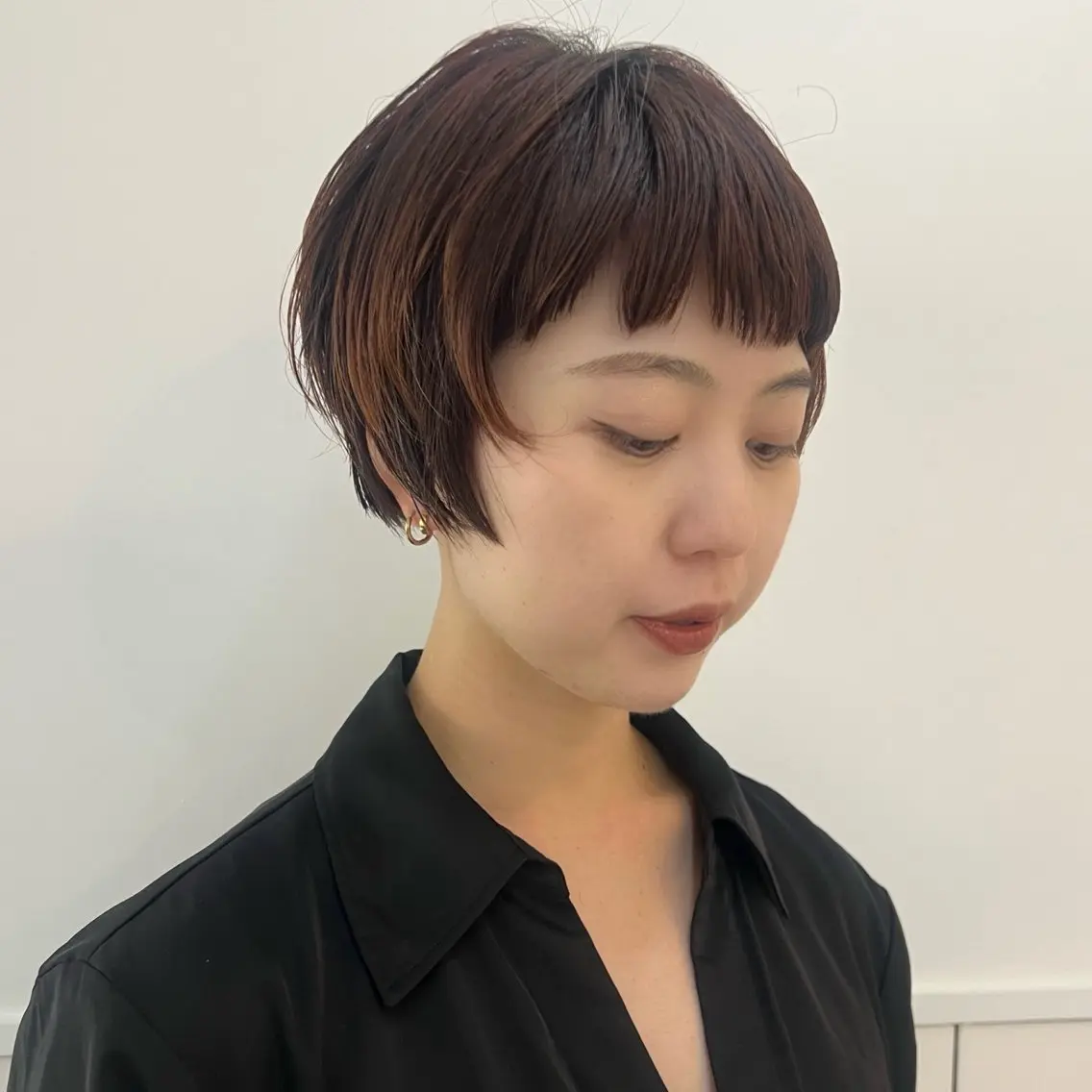 ショート カラー カット ヘアカラー トリートメント era shioriのヘアスタイル