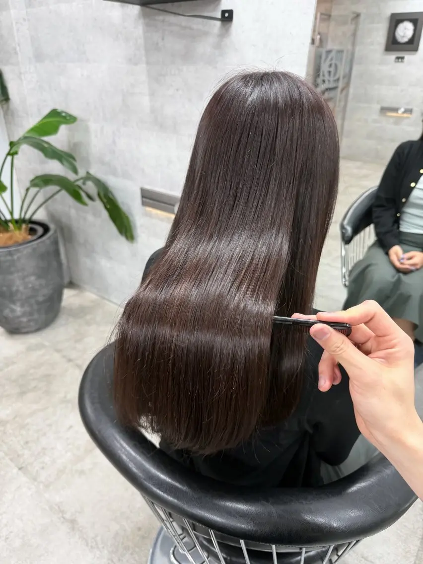 ロング カラー カット ヘアカラー トリートメント You/透明感カラー レイヤーカット/ボブのヘアスタイル