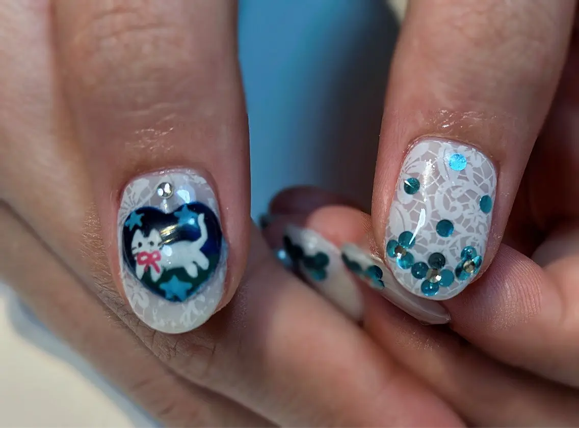 ネイル アートネイル 持ち込み Grace nail ケイのネイルデザイン