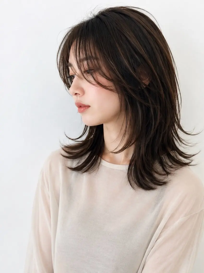 【練習モデル】レイヤーカット(トリートメント付き)の写真