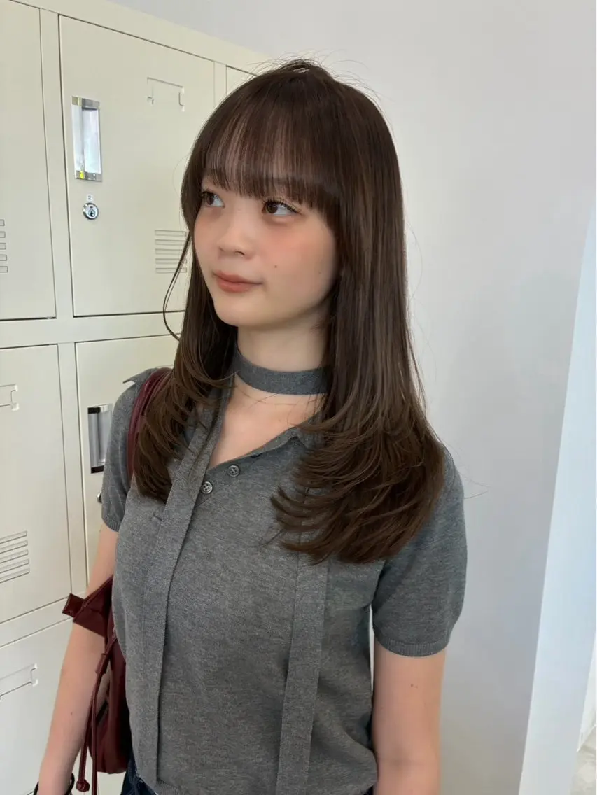 【平日限定】ブリーチなし透明感カラー+疲労回復ヘッドスパ✨の写真