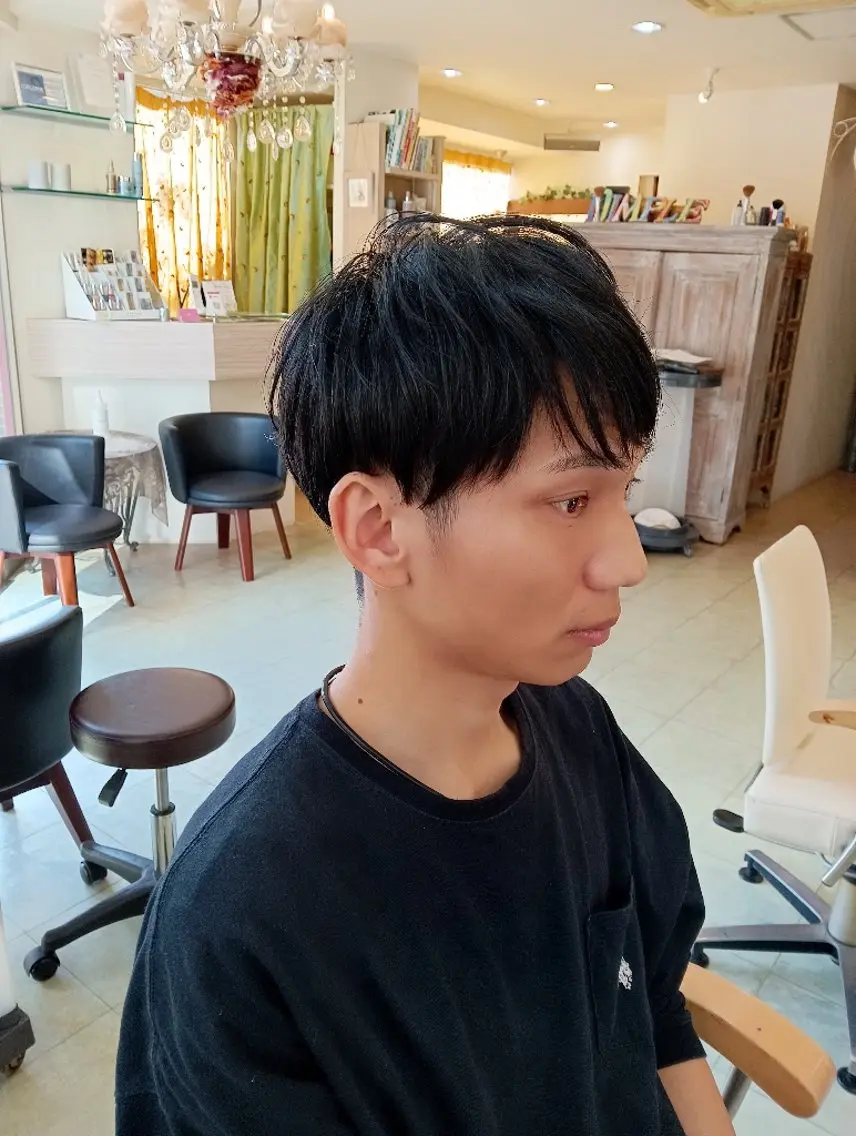 ショート メンズ マッシュ ショート/似合わせ みやじまのヘアスタイル