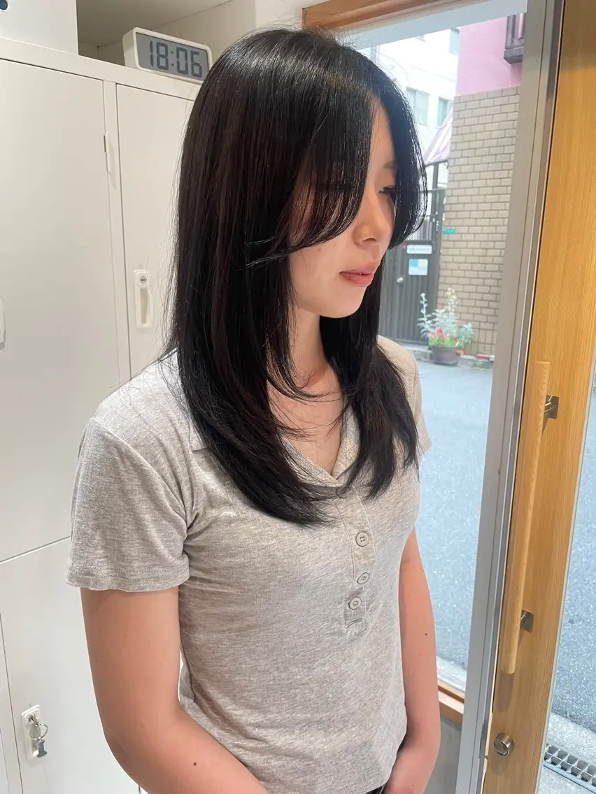 ミディアム 【ヘアケア特化型】 ネウィ京橋 juriのヘアスタイル