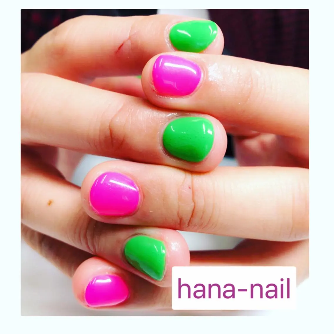 ネイル ピンク Kao hana-nailのネイルデザイン