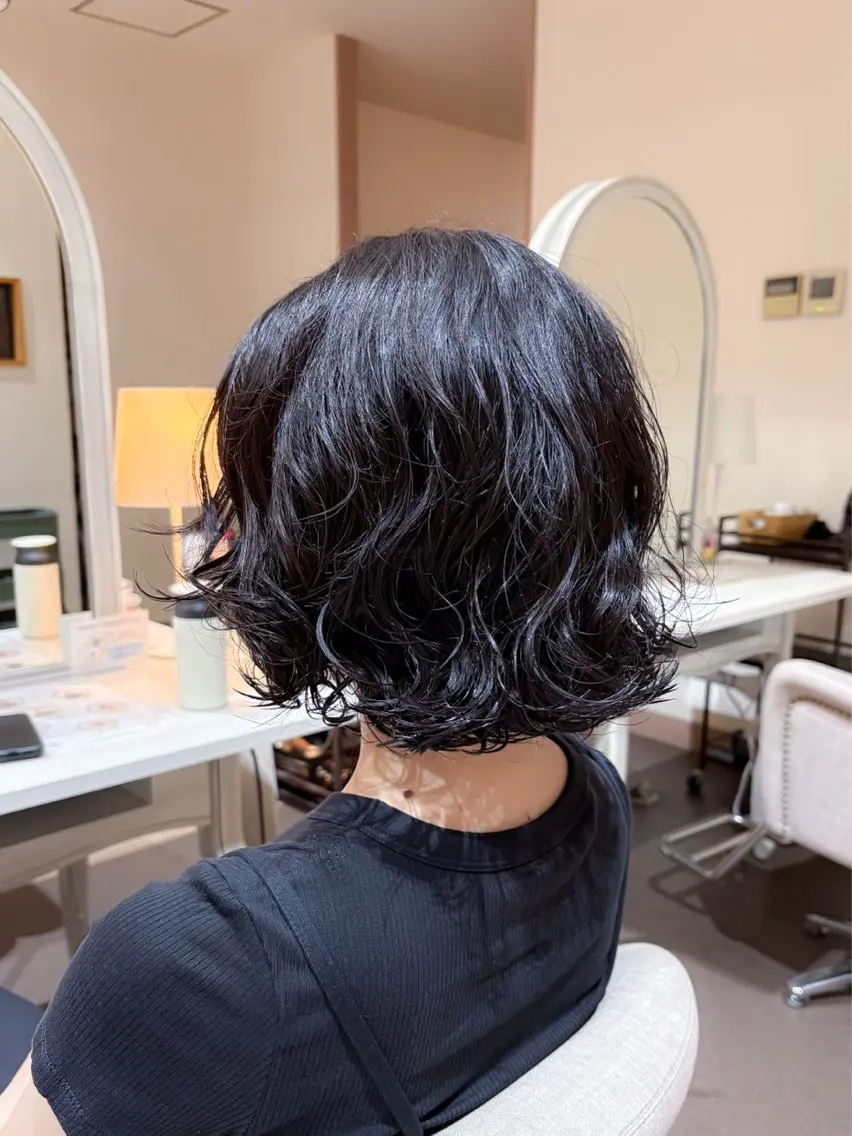 ショート ボブ 石平 暖のヘアスタイル