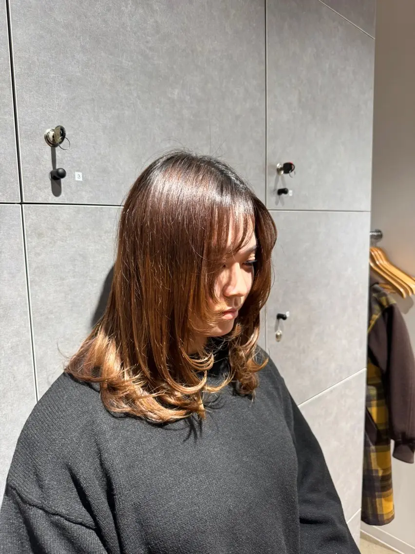 ロング レイヤーカット HANA ☺︎のヘアスタイル