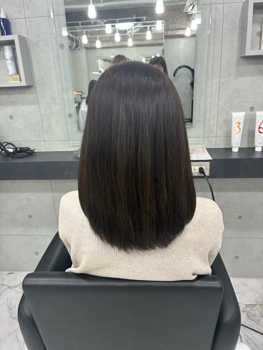 ミディアム カラー ヘアカラー Endearing 🌟銀座のヘアスタイル