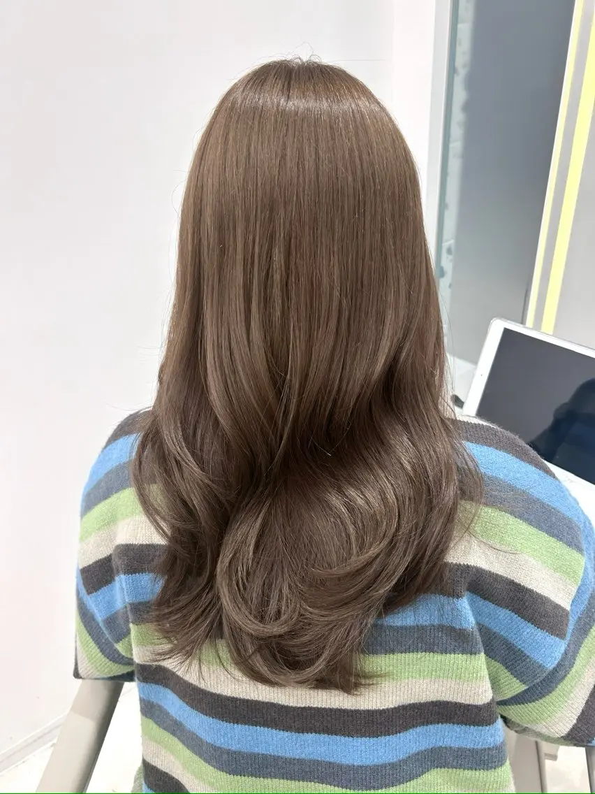 ロング カラー カット ヘアカラー トリートメント ダブルカラー髪質改善 /Annaのヘアスタイル