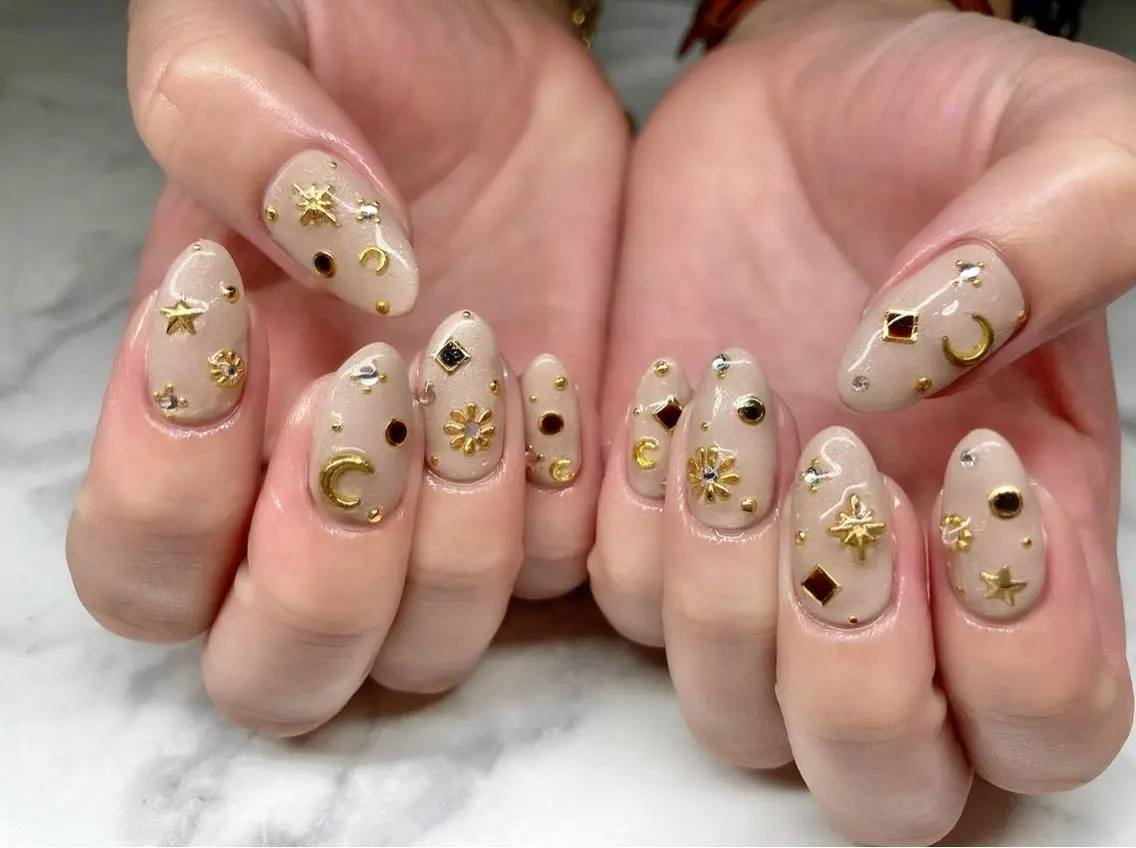 ネイル ジェルネイル 韓国ネイル ニュアンスネイル パラジェル 冬ネイル Nail&eye Belire 新宿のネイルデザイン